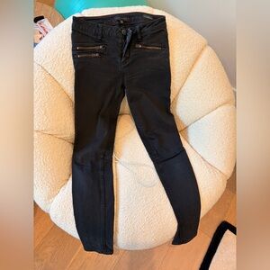 Sanctuary Black Skinny Jeans with Zipper Details, size 26